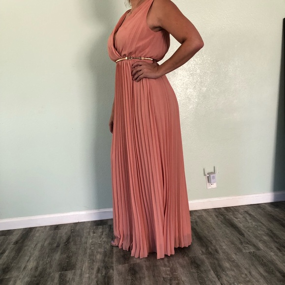 Katia long peach dress - Picture 8 of 8